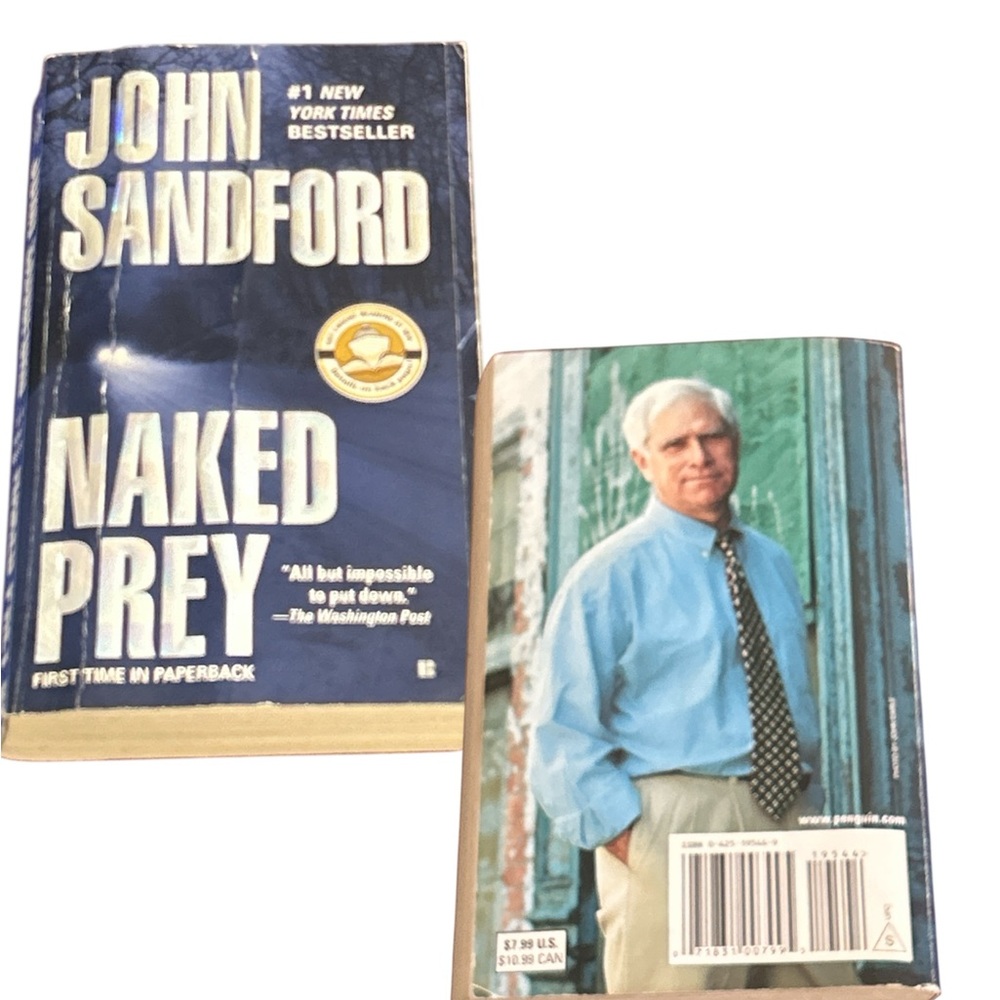 John Sandford Naked Prey Paperback Book